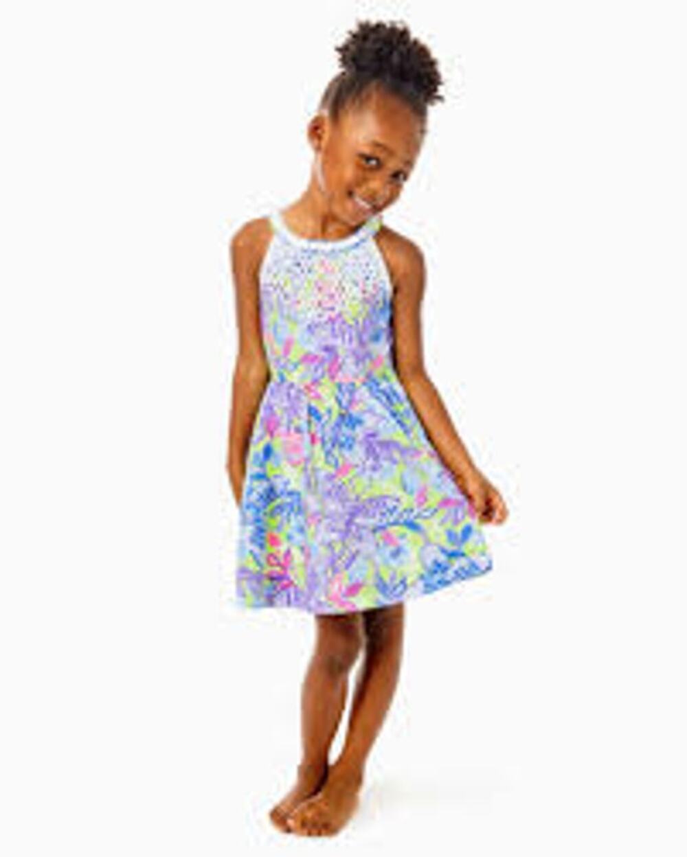 Lilly Pulitzer Dress Girls Size 14 Print Multicolor Sundress